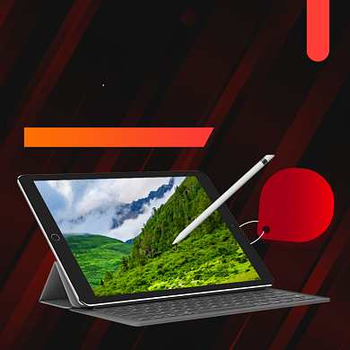 电脑笔记本科技产品促销电商主图背景