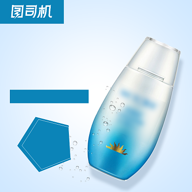 立体背景美妆护肤防晒霜电商主图背景