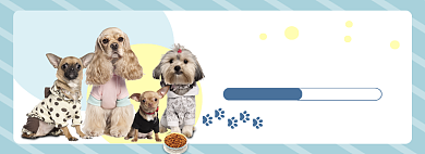 双十一狗粮猫粮宠物大促销宠物温馨背景