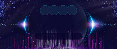 酷炫年会流程新媒体首图背景