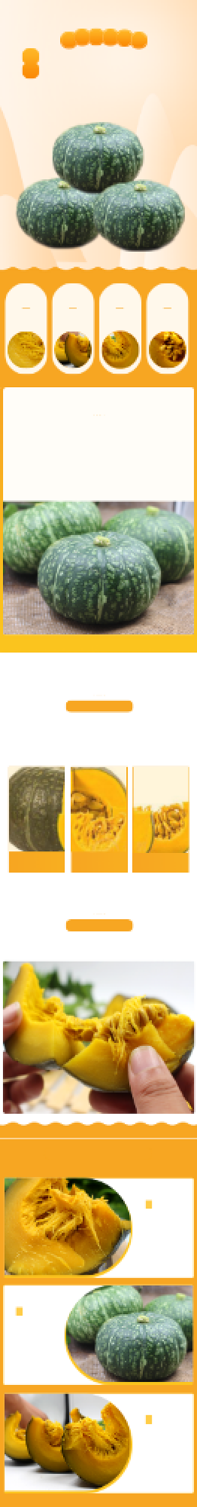 水果南瓜蔬菜食物详情页背景