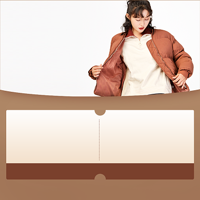 秋冬女装店铺主图背景