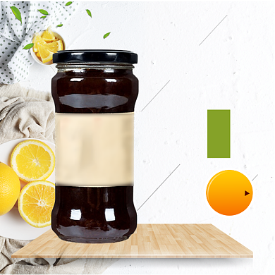 简约文艺天然熬制枇杷膏主图背景