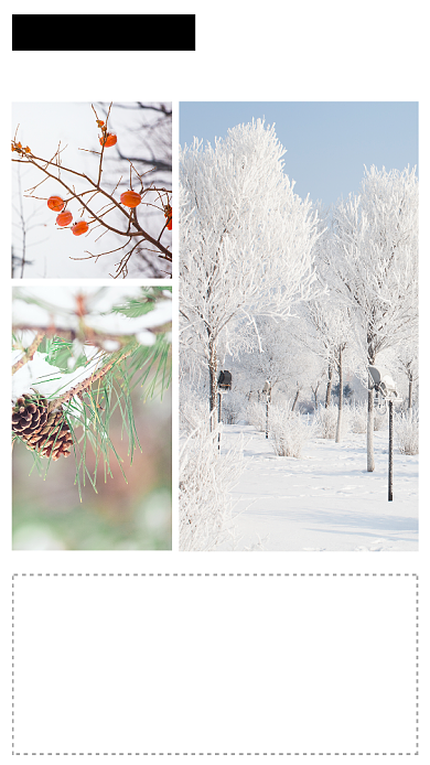 简约初冬文章配图背景