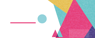 孟菲斯色块游乐场代金券优惠券背景