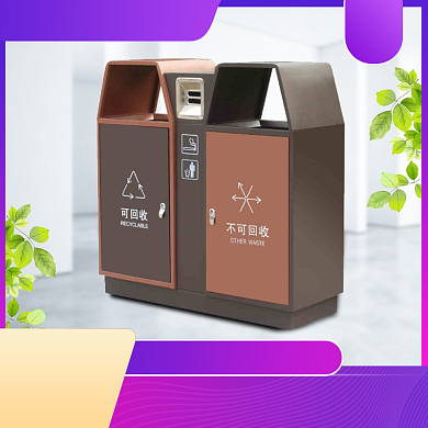 环保户外垃圾桶主图直通车图模板通用设计背景