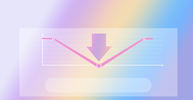 预售价格曲线淘宝电商横版图背景