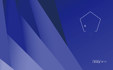 时尚抽象剪纸科技技术商务名片设计背景