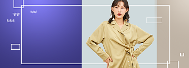 淘宝秋季女装上新优惠电商banner背景