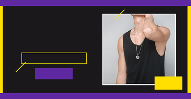 男装上新淘宝电商横版海报图背景