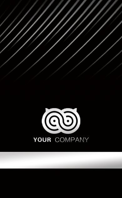 时尚金属质感公司名片背景