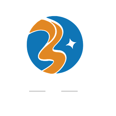 抽象创意字母B标志背景