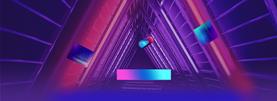 新势力周数码家电创意炫酷促销banner背景