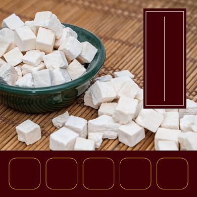 白茯苓食品淘宝主图直通车模板背景