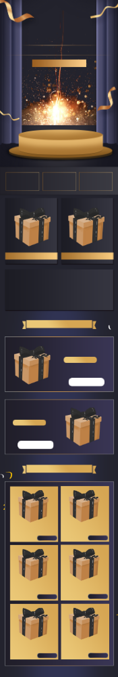 黑金简约黑色星期五促销端首页背景