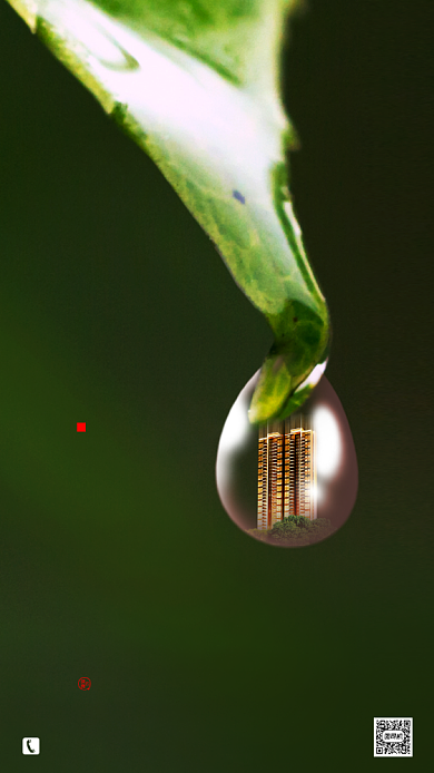 房地产传统节气白露手机海报背景