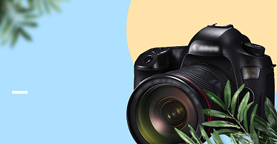 入门级单反相机高清数码促销双十二海报背景