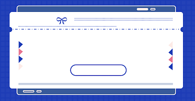 蓝色优惠券店铺福利领券淘宝电商海报背景