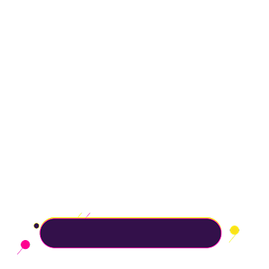 紫色卡通优惠领取标签背景