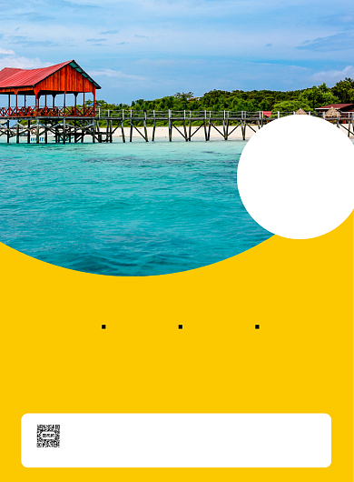 旅行社中秋三亚旅游宣传海报背景