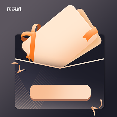 会员优惠福利宣传黑金手机方图背景