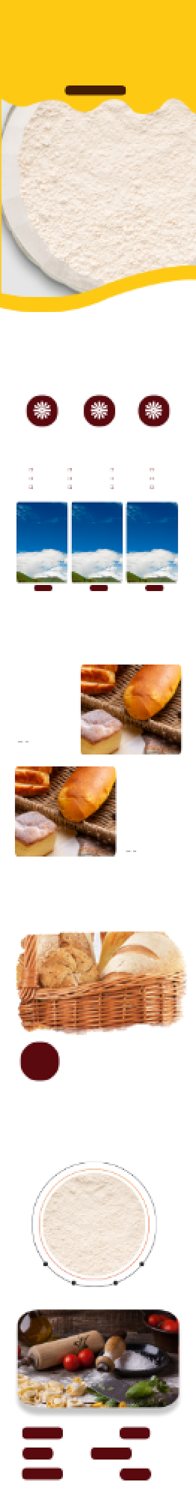 小麦美食天然有机营养面粉蛋糕粉详情页背景