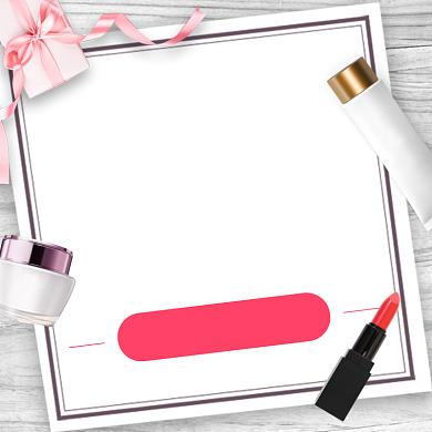 秋冬季化妆品促销半价活动信息主图背景