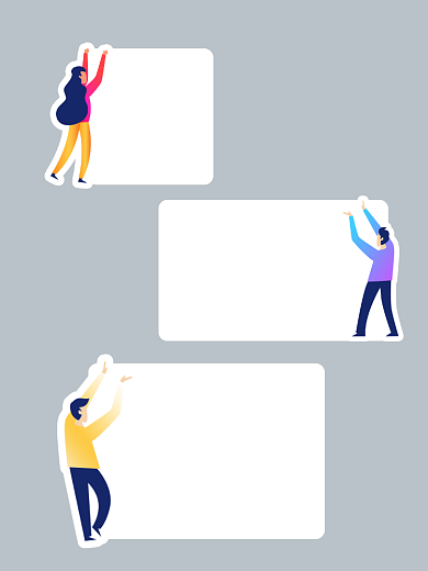 甲方爸爸语录系列创意手绘拍照kt板背景