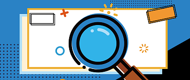 蓝色拼色大咖课程培训案例分享背景