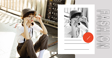 秋季冬季女装上新淘宝电商横版图背景