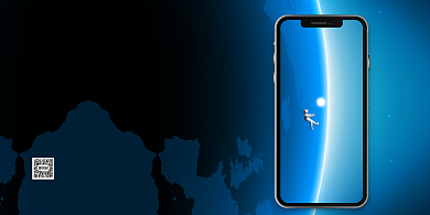 手机新品预售宣传简约大气展板背景