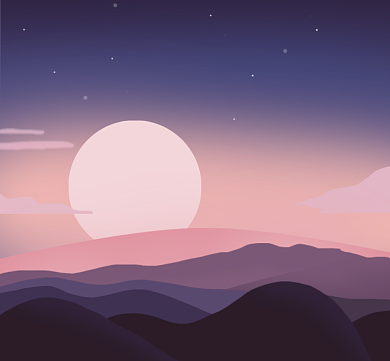 温柔黄昏文艺清新朋友圈封面背景