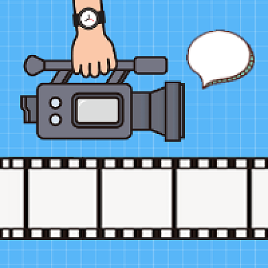 好电影推荐简约插画公众号次图背景