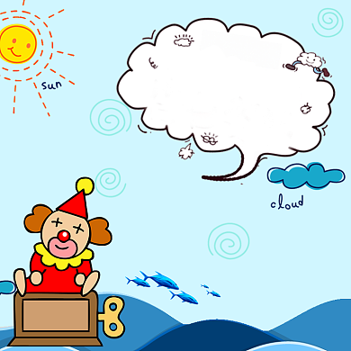 天猫淘宝节日手绘愚人节特惠主图背景