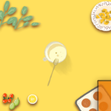 美食推荐微信次图背景