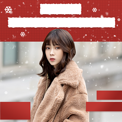 冬季女装预订款送礼品促销主图背景