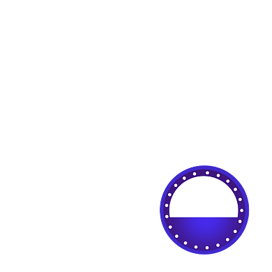 蓝色圆形大促特惠价格标签背景