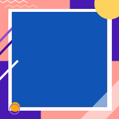 驾校招生撞色几何简约公众号次图背景