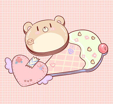 粉系开启我可爱的一天朋友圈封面背景