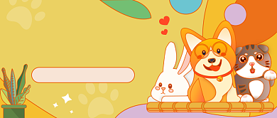 小坞宠物美容​公众号首图背景