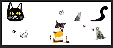 纯色保护猫流浪动物新媒体首图背景