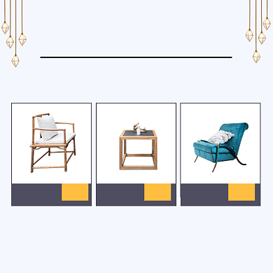 家居家具椅子沙发促销电商主图背景