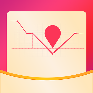 双十一曲线直通车通用黄色红色粉色大促背景