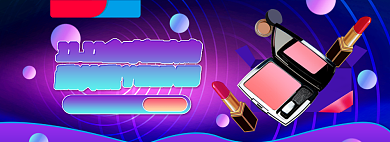 天猫双十一美妆活动海报背景