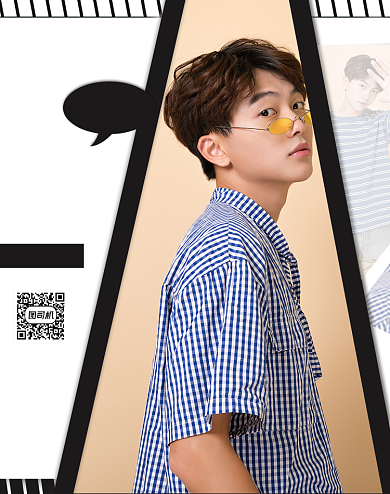 秋冬新风尚店铺上新现代男装海报背景