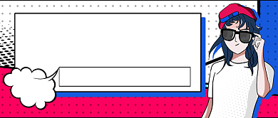 夏季清仓促销卡通手绘公众号首图背景