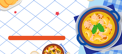 精美大气个性餐饮代金券背景