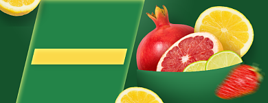 水果配送绿色美团店招背景