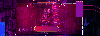 创意红色99划算节霓虹炫酷电商banner背景