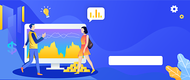 股票进阶金融理财插画公众号首图背景